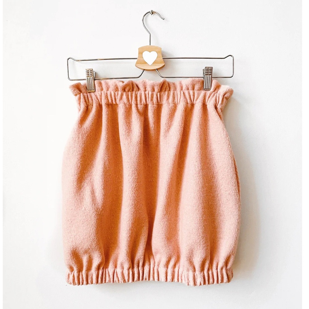 Colette Mini Bubble Skirt in Boucle Wool